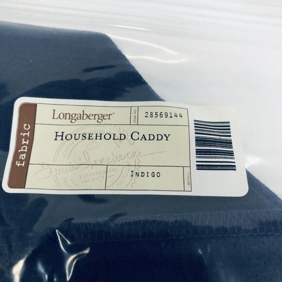 Longaberger Household Caddy Basket Liner in Indigo Blue New - Picture 3 of 4
